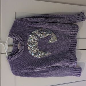 Cat & Jack Lavender Sequin Sweater
